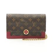 Louis Vuitton Vintage Pre-owned Laeder plnbcker Brown, Dam