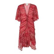 Isabel Marant Étoile Elegant Vivienne Klänning för Kvinnor Red, Dam