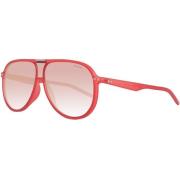 Polaroid Röda Acetat Solglasögon Red, Unisex