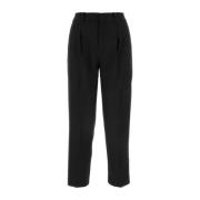 PT Torino Straight Trousers Black, Dam