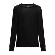 Rick Owens Long Sleeve T-shirt Level LS Black, Herr