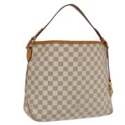 Louis Vuitton Vintage Pre-owned Canvas louis-vuitton-vskor White, Dam