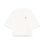 Palm Angels Vit T-shirt & Polo Set White, Dam