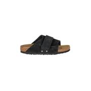 Birkenstock Kyoto Svart Mockasandal med Kardborre Black, Dam