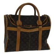 Louis Vuitton Vintage Pre-owned Canvas handvskor Brown, Dam