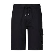 C.p. Company Sportiga Goggle Detalj Shorts Black, Herr