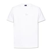 Paul & Shark T-shirt med tryckt logotyp White, Herr