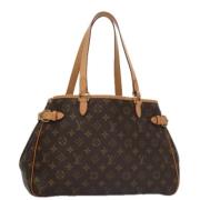 Louis Vuitton Vintage Pre-owned Canvas totevskor Brown, Dam