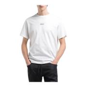 Replay Bomull T-shirt White, Herr