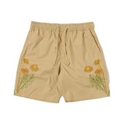 Universal Works Beige Strand Shorts Stilfull Modell Brown, Herr