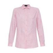 Etro Rosa Skjorta Långa ärmar Pink, Dam