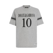 Dolce & Gabbana Grå T-shirts och Polos Gray, Herr