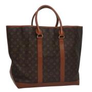 Louis Vuitton Vintage Pre-owned Canvas totevskor Brown, Dam