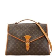 Louis Vuitton Vintage Pre-owned Canvas louis-vuitton-vskor Brown, Dam