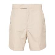 Thom Browne Klassiska Shorts för Män Beige, Herr