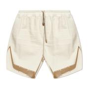 Rick Owens Shorts Boxers Beige, Herr