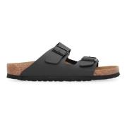 Birkenstock Arizona BS Lädersandaler med spänne Black, Dam