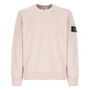 Stone Island Rosa Bomull Crewneck Sweatshirt Pink, Herr