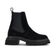 Hogan Svarta Chelsea Ankelboots Black, Dam