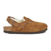 Birkenstock Platta skor för kvinnor Brown, Dam