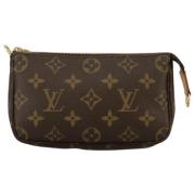 Louis Vuitton Vintage Pre-owned Canvas kuvertvskor Brown, Dam