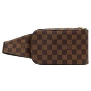 Louis Vuitton Vintage Pre-owned Canvas axelremsvskor Brown, Dam