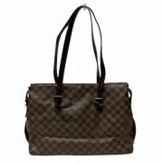 Louis Vuitton Vintage Pre-owned Tyg louis-vuitton-vskor Brown, Dam