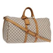 Louis Vuitton Vintage Pre-owned Canvas louis-vuitton-vskor White, Dam