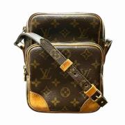 Louis Vuitton Vintage Pre-owned Canvas crossbodyvskor Brown, Dam