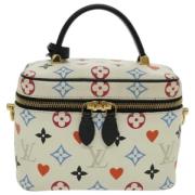 Louis Vuitton Vintage Pre-owned Canvas louis-vuitton-vskor White, Dam