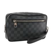 Louis Vuitton Vintage Pre-owned Canvas kuvertvskor Black, Dam