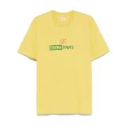 C.p. Company Grön kortärmad T-shirts Yellow, Herr