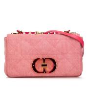 Dior Vintage Pre-owned Denim crossbodyvskor Pink, Dam