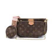 Louis Vuitton Vintage Pre-owned Canvas crossbodyvskor Brown, Dam