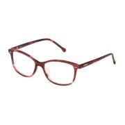 Loewe Röda Acetatramar med Havana-skiva Red, Unisex