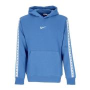 Nike Blå Upprepa Fleece Hoodie Långärmad Blue, Herr