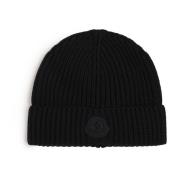 Moncler Svart Hatt för Stiligt Utseende Black, Dam