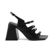 Vic Matié Ming öppen sandal Spännen svart Black, Dam