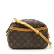 Louis Vuitton Vintage Pre-owned Canvas axelremsvskor Brown, Dam