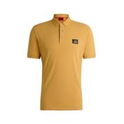 Hugo Boss Klassisk Bomullspolo Regular Fit Yellow, Herr