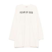 Fear Of God Grafiskt Tryck Crew Neck T-shirt Beige, Herr