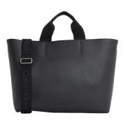 Calvin Klein Ultralight Shopper Svart Väska Black, Dam