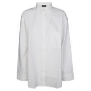 Andamane Oversize Button Downshirt White, Dam