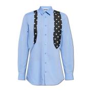 Moschino Skjorta med tryck Blue, Herr