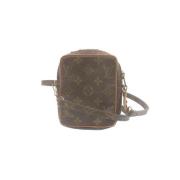 Louis Vuitton Vintage Pre-owned Canvas axelremsvskor Brown, Dam