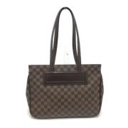 Louis Vuitton Vintage Pre-owned Bomull louis-vuitton-vskor Brown, Dam