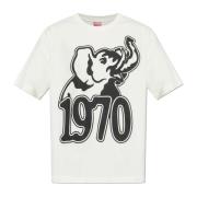 Kenzo T-shirt med tryck White, Herr