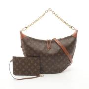 Louis Vuitton Vintage Pre-owned Canvas axelremsvskor Brown, Dam