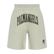 Palm Angels Tryckta shorts Gray, Herr