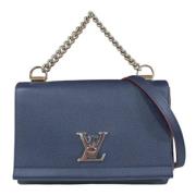 Louis Vuitton Vintage Pre-owned Laeder louis-vuitton-vskor Blue, Dam